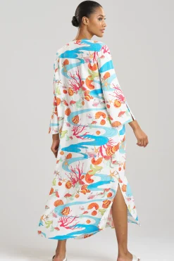 Natori Caftans|Plus Sizes-Coral Reef Caftan