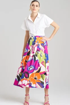 Natori Pants, Skirts & Shorts-Cote D'Azur Cotton Chino Maxi Skirt