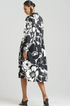 Natori Dresses|Plus Sizes-Cote D'Azur Cotton Chino Oversized Shirtdress