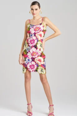 Natori Dresses-Cote D'Azur Embroidered Lace Slip Dress