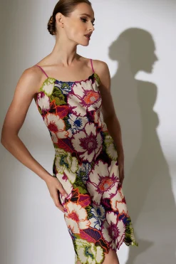 Natori Dresses-Cote D'Azur Embroidered Lace Slip Dress