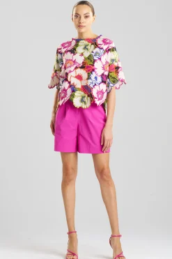Natori Tops, Shirts & Tunics-Cote D'Azur Embroidered Lace Top