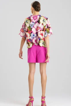 Natori Tops, Shirts & Tunics-Cote D'Azur Embroidered Lace Top