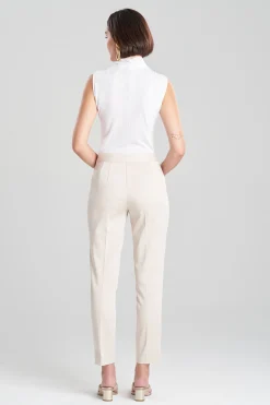 Natori Essentials|Plus Sizes-Cotton Chino Ankle Pants