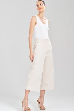 Natori Essentials|Pants, Skirts & Shorts-Cotton Chino Cropped Pants