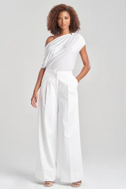 Natori Bridal Shower Outfits|Pants, Skirts & Shorts-Cotton Chino Full Trouser Pants
