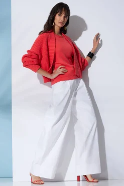 Natori Bridal Shower Outfits|Pants, Skirts & Shorts-Cotton Chino Full Trouser Pants