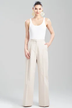 Natori Bridal Shower Outfits|Pants, Skirts & Shorts-Cotton Chino Full Trouser Pants