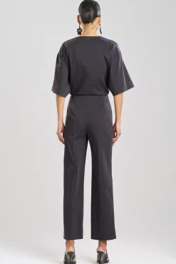 Natori Pants, Skirts & Shorts-Cotton Chino Straight Leg Pants