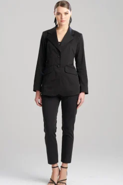 Natori Essentials|Jackets & Outerwear-Cotton Chino Two Button Blazer