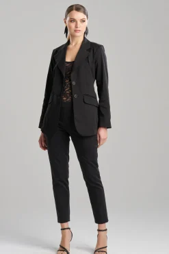 Natori Essentials|Jackets & Outerwear-Cotton Chino Two Button Blazer