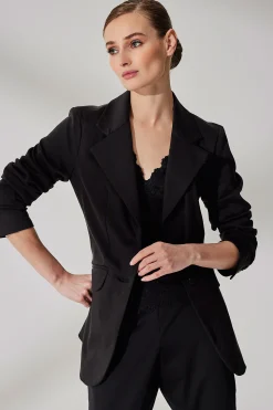 Natori Essentials|Jackets & Outerwear-Cotton Chino Two Button Blazer