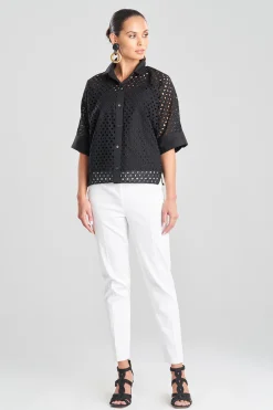 Natori Tops, Shirts & Tunics-Cotton Eyelet Top