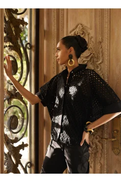 Natori Tops, Shirts & Tunics-Cotton Eyelet Top