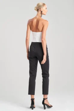 Natori Bustiers & Camis-Cotton Poplin Embroidered Bustier