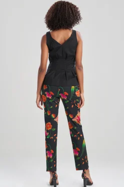 Natori Tops, Shirts & Tunics-Cotton Poplin Pleat Tank Top
