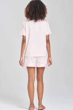 Natori Pajama Sets|Bridesmaid Pajamas & Robes-Cotton Sateen Shorts PJ