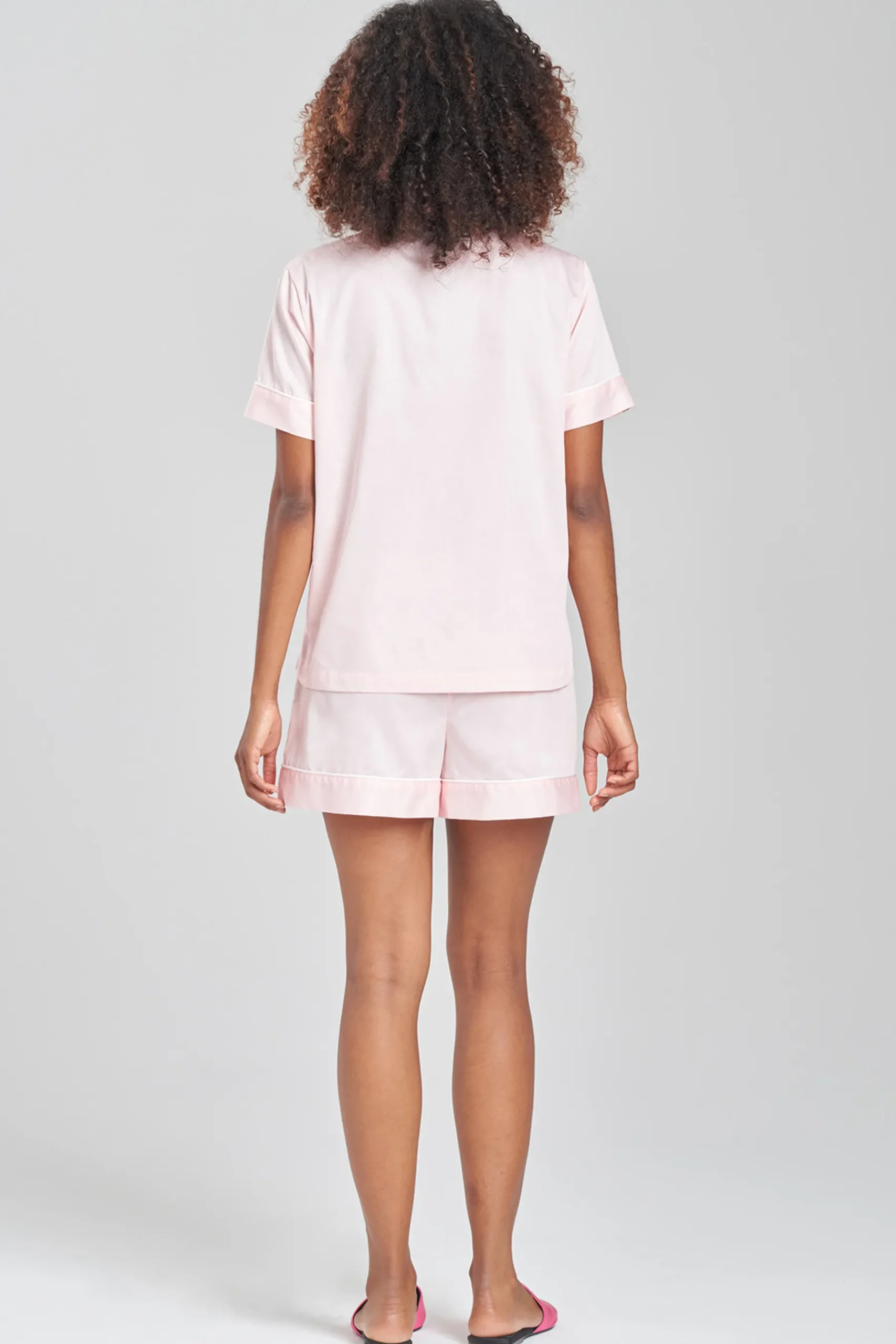 Natori Pajama Sets|Bridesmaid Pajamas & Robes-Cotton Sateen Shorts PJ