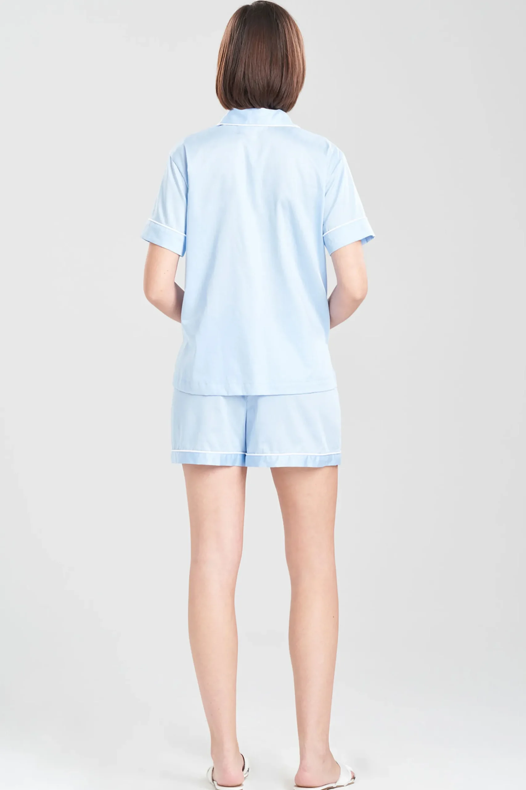 Natori Pajama Sets|Bridesmaid Pajamas & Robes-Cotton Sateen Shorts PJ