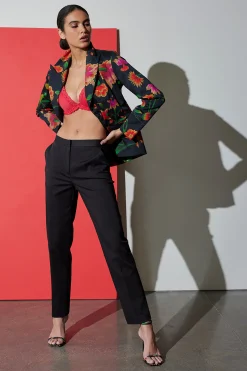 Natori Essentials|Pants, Skirts & Shorts-Cotton Sateen Tapered Pants