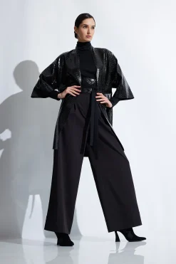 Natori Pants, Skirts & Shorts-Cotton Sateen Trouser Pants