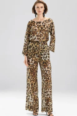Natori Couture Tops-Couture Animal Burnout Pants