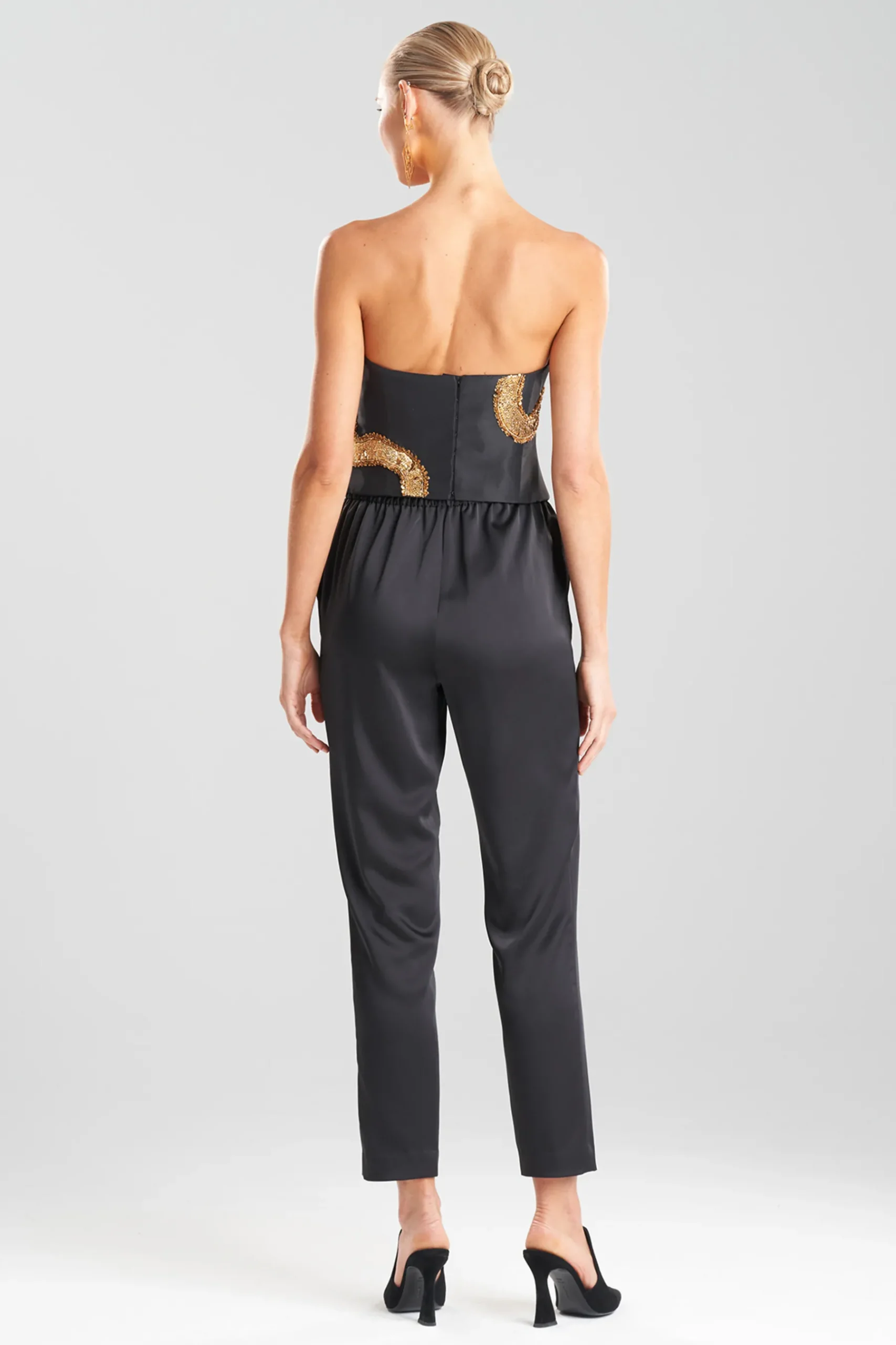Natori Bustiers & Camis|Couture Tops-Couture Dragon Embroidered Silk Bustier