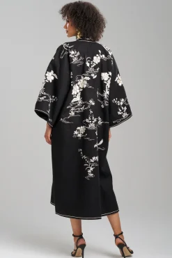Natori Jackets & Outerwear|Couture Coats-Couture Felt Mandarin Coat