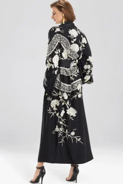 Natori Couture Robes-Couture Floral Dragon Robe