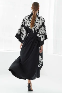 Natori Robes & Kimonos|Couture Robes-Couture Mantilla Scroll Embroidery Robe