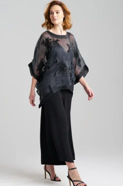 Natori Tops, Shirts & Tunics|Couture Tops-Couture Piña Embroidered Caftan Top