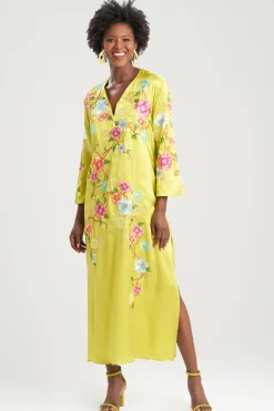 Natori Couture Caftans-Couture Saito Embroidery Caftan