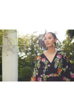 Natori Couture Caftans-Couture Shinjo Embroidered Caftan