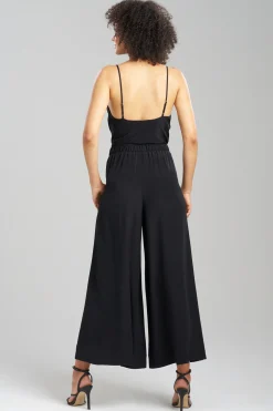 Natori Pants, Skirts & Shorts|Couture Pants-Couture Silk Crepe Palazzo Ankle Pants