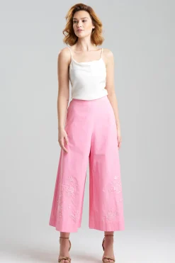 Natori Pants, Skirts & Shorts|Couture Pants-Couture Techno Poplin Palazzo Ankle Pants