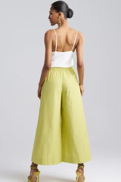 Natori Pants, Skirts & Shorts|Couture Pants-Couture Techno Poplin Palazzo Ankle Pants