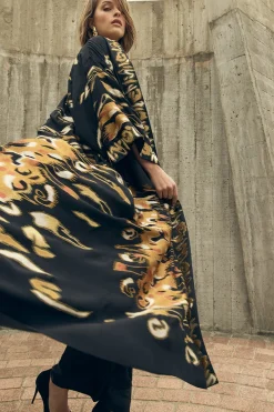 Natori Couture Robes-Couture Tiger Stripe Robe