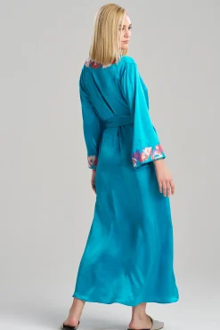 Natori Couture Caftans-Couture Toulouse Embroidered Silk Caftan
