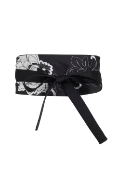 Natori Belts-Cressida Applique Obi Belt