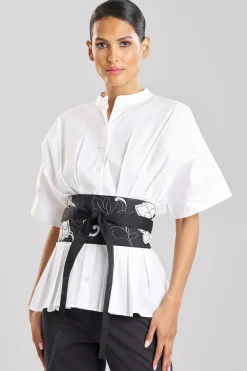 Natori Belts-Cressida Applique Obi Belt