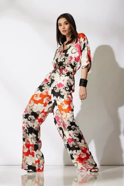Natori Jumpsuits-Cressida Printed Silk Twill Jumpsuit