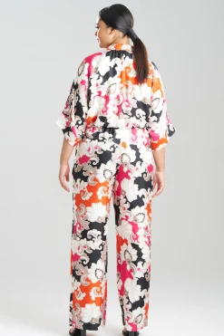 Natori Jumpsuits-Cressida Printed Silk Twill Jumpsuit