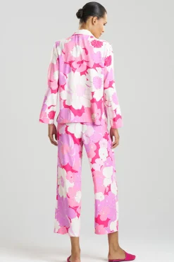 Natori Plus Sizes|Pajama Sets-Croisette Notch PJ