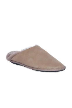 Natori Slides|Slippers-Cuddle Genuine Reverse Shearling Slipper Slide