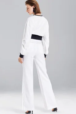 Natori Pants, Skirts & Shorts-Denim Side Slit Pants