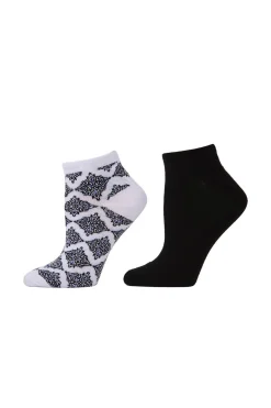 Natori Socks-Diamond Socks - 2 Pair Pack