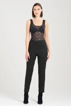 Natori Essentials|Plus Sizes-Double Jersey Ankle Pants