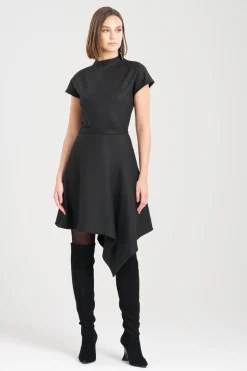 Natori Plus Sizes|Pants, Skirts & Shorts-Double Jersey Asymmetric Skirt
