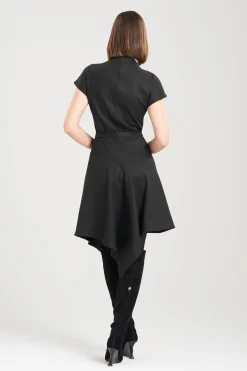 Natori Plus Sizes|Pants, Skirts & Shorts-Double Jersey Asymmetric Skirt