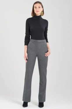 Natori Essentials|Plus Sizes-Double Jersey Flare Pants